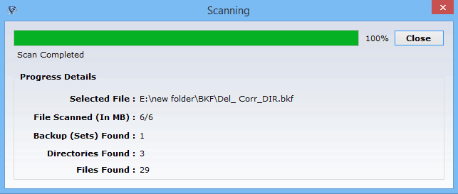 BKF Loading Process